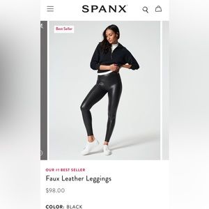 Faux Leather Leggings